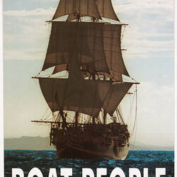 Postcard - Boat People
