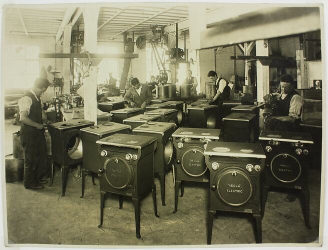Photograph - Hecla Electrics Pty Ltd, Factory Workers Assembling Electric Stoves, circa 1920