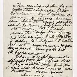 Letter - Morris to Telford, Phar Lap's Death, 25 Apr 1932