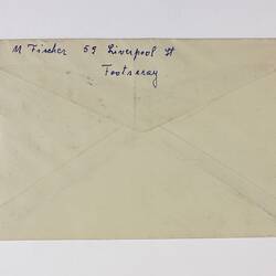 Envelope - First Day Cover, Addressed to Paul Fetter, Olympic Games, Australia, 1956