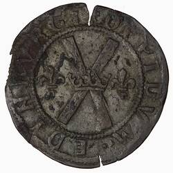 Coin - Reverse, Bawbee, James V, Scotland, 1538-1542