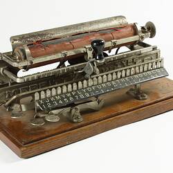 Typewriter - Merritt Manufacturing Company, 1890s