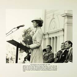 Photograph - Centenary Day, Royal Exhibition Buildings, 1 October 1980