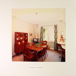 Photograph - The New 'Residency', Dining Room, Royal Exhibition Building, Melbourne, circa Feb 1985