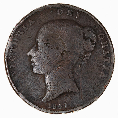 イギリス領　ジャージー　1841年　1/26シリング　ビクトリア女王 1⁄13 Shilling - Victoria - Jersey – Numista