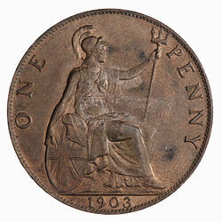 Coin - Penny, Edward VII, Great Britain, 1903 (Reverse)