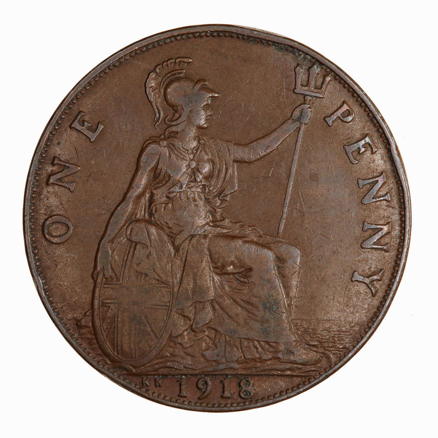 Coin Penny George V Great Britain 1918 coin-penny-george-v-great-britain-1918