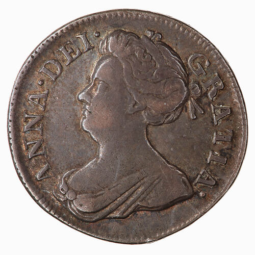 Coin - Groat, Queen Anne, England, Great Britain, 1708 (Obverse)