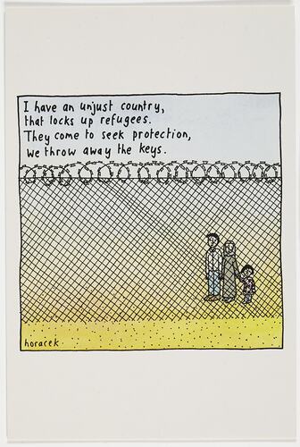 Postcard - I Have an Unjust Country