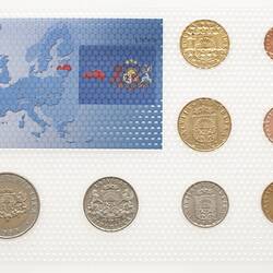 Coin Set - 'The Last Coins', Latvia, 2004