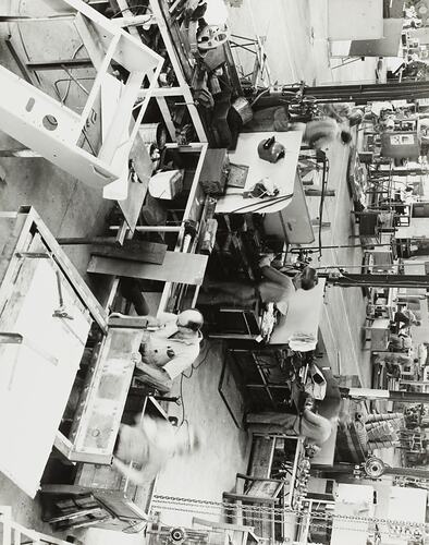 Photograph - Massey Ferguson, Building Cane Harvesters, Bundaberg Factory, Queensland, circa 1972