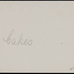 Business Card - Karl Muffler, The Embassy Cake Shop, 1935-1938
