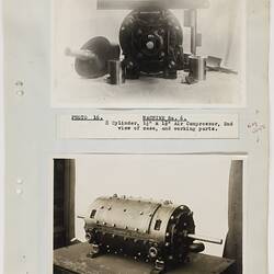 Photograph - Crankless Engines (Australia) Pty Ltd, Air Compressor, Fitzroy, Victoria, 1921