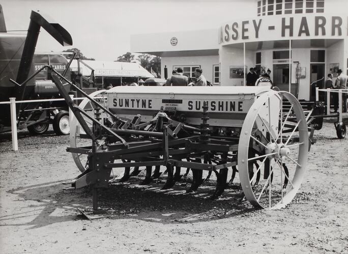 Photograph - H. V. McKay Massey Harris, Suntyne Seed Drill, Royal Windsor Show, England, 1954