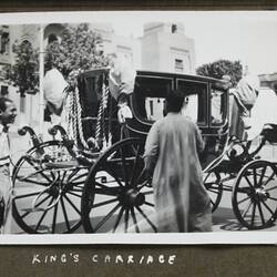 Photograph - King Farouk's Carriage, Alexandria, Egypt, World War II, 1939-1943