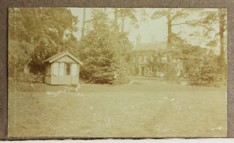 Photograph - Small Outbuilding, Driver Cyril Rose, World War I, 1916-1919