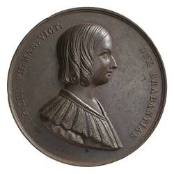 Medal - Leopold Duke of Brabant, Belgium, circa 1845