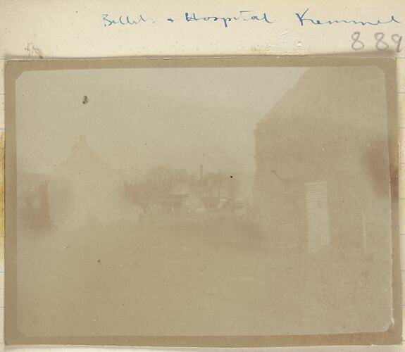 Billet & Hospital, Kemmel, Belgium, Sergeant John Lord, World War I, 1917