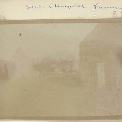 Photograph - Billet & Hospital, Kemmel, Belgium, Sergeant John Lord, World War I, 1917