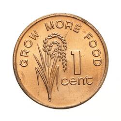 Coin - 1 Cent, Fiji, 1978