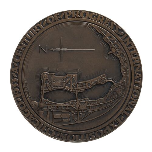 Medal - Chicago International Exposition, United States of America, 1933