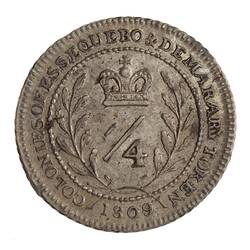 Coin - 1/4 Guilder, Essequibo & Demerary, 1809
