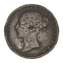 Coin - 2 Quarts, Gibraltar, 1842