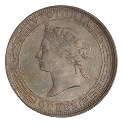 Coin - 1 Dollar, Hong Kong, 1867