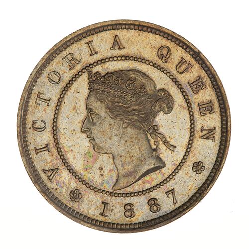 Proof Coin - Farthing, Jamaica, 1887