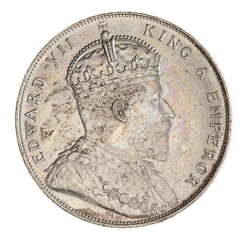 Coin -  1 Dollar, Straits Settlements, 1908