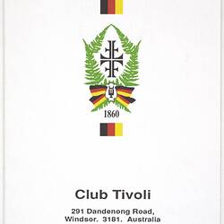Invitation - Club Tivoli Dinner Dance