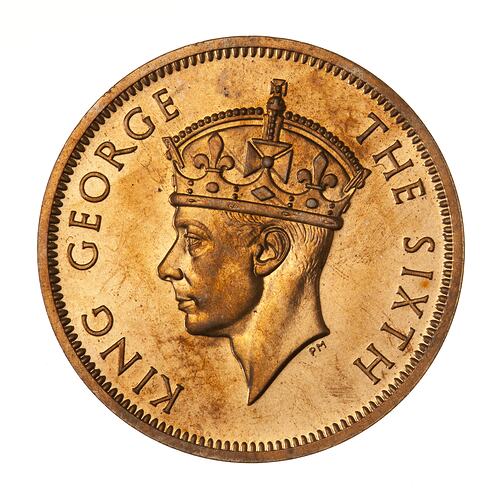 Proof Coin - 5 Cents, Seychelles, 1948