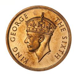 Proof Coin - 5 Cents, Seychelles, 1948