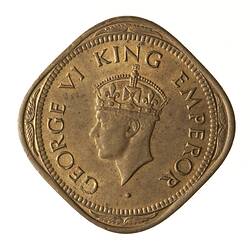 Coin - 2 Annas, India, 1945
