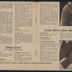 Knitting Books - Lux Book Supplement, 1941