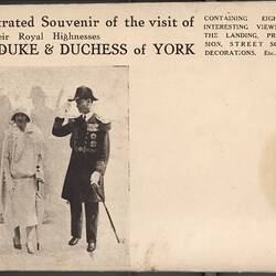 Postcard - Pictorial Souvenir of the Visit of Their Royal Highnesses the Duke & Duchess of York, Sydney, May 1901