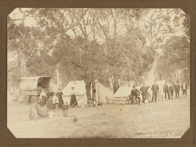 'The Camp', Riddells Creek, January 1911