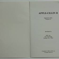 Computer Software - Apple, 1982