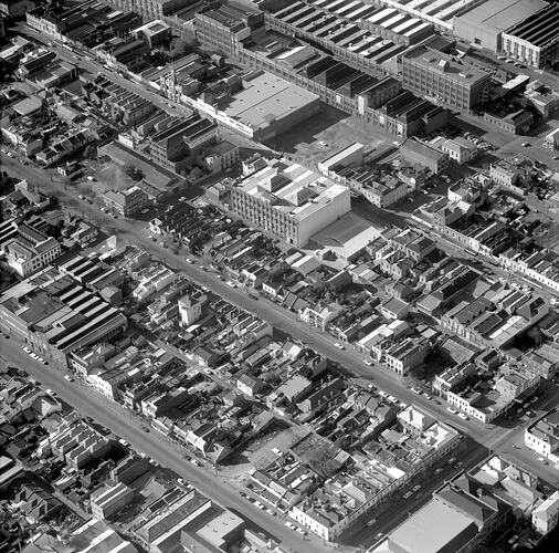 Negative - Aerial View of Fitzroy & Collingwood, Victoria, 1958