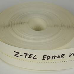 Punched Tape - PDP-8, 'Z-TEL Editor V1.06', 1967-1978