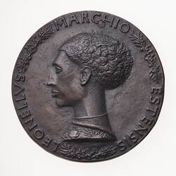 Electrotype Medal Replica - Leonello, Marquis of Este