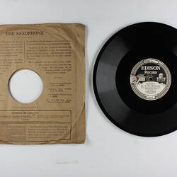 Disc Recording - Edison, Double-Sided, 'Jota' and 'El Pano Moruno', 1928-1929