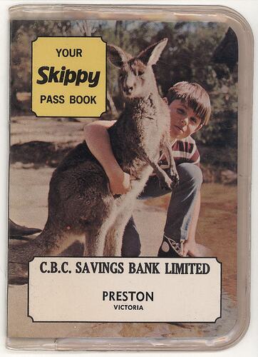 Bank Book - 'Skippy', C.B.C. Savings Bank Ltd., Preston, Lesly Wood, 1968