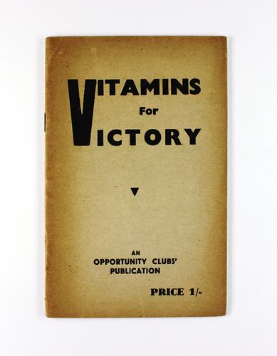 Booklet cover, plain, with large title