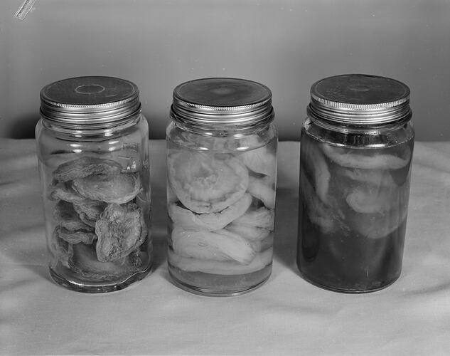 Australian Dried Fruits Association, Three Jars of Fruit, Box Hill, Victoria, 22 Dec 1959