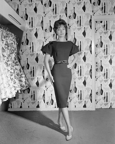 Female Modelling a Dress, Melbourne, 22 Jan 1960