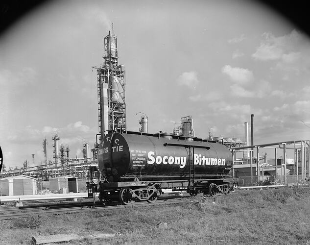 Mobil Corporation, Railway Tanker, Altona, Victoria, 12 Jun 1962