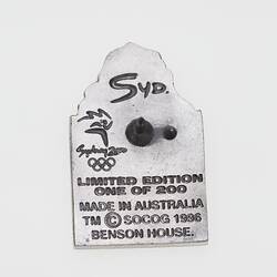 Lapel Pin - 'Kodak', Sydney Olympic Games 2000