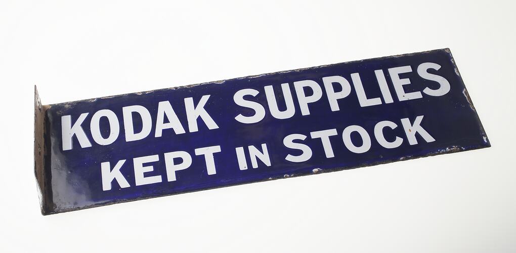Sign - Kodak Australasia Pty Ltd, 'Kodak Supplies, Kept in Stock', Coburg, 1961-2004