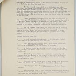 Research Notes - 'Research Laboratory'. Kodak (Australasia) Pty Ltd, History of Kodak (Australasia) Pty Ltd, Coburg, circa 1960s. Page 3/4
